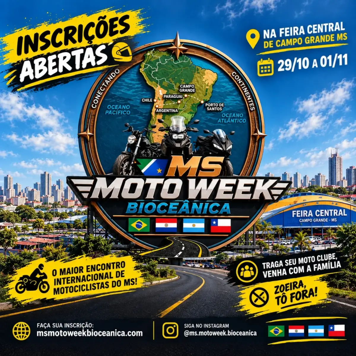 MS Moto Week Bioceânica 2026: